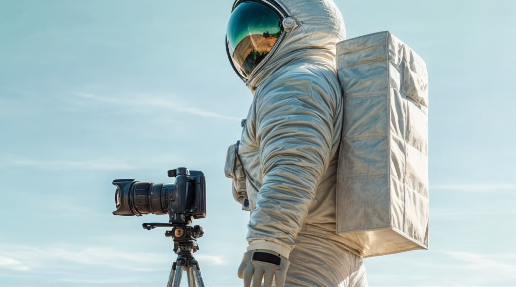 Custom video production astronaut